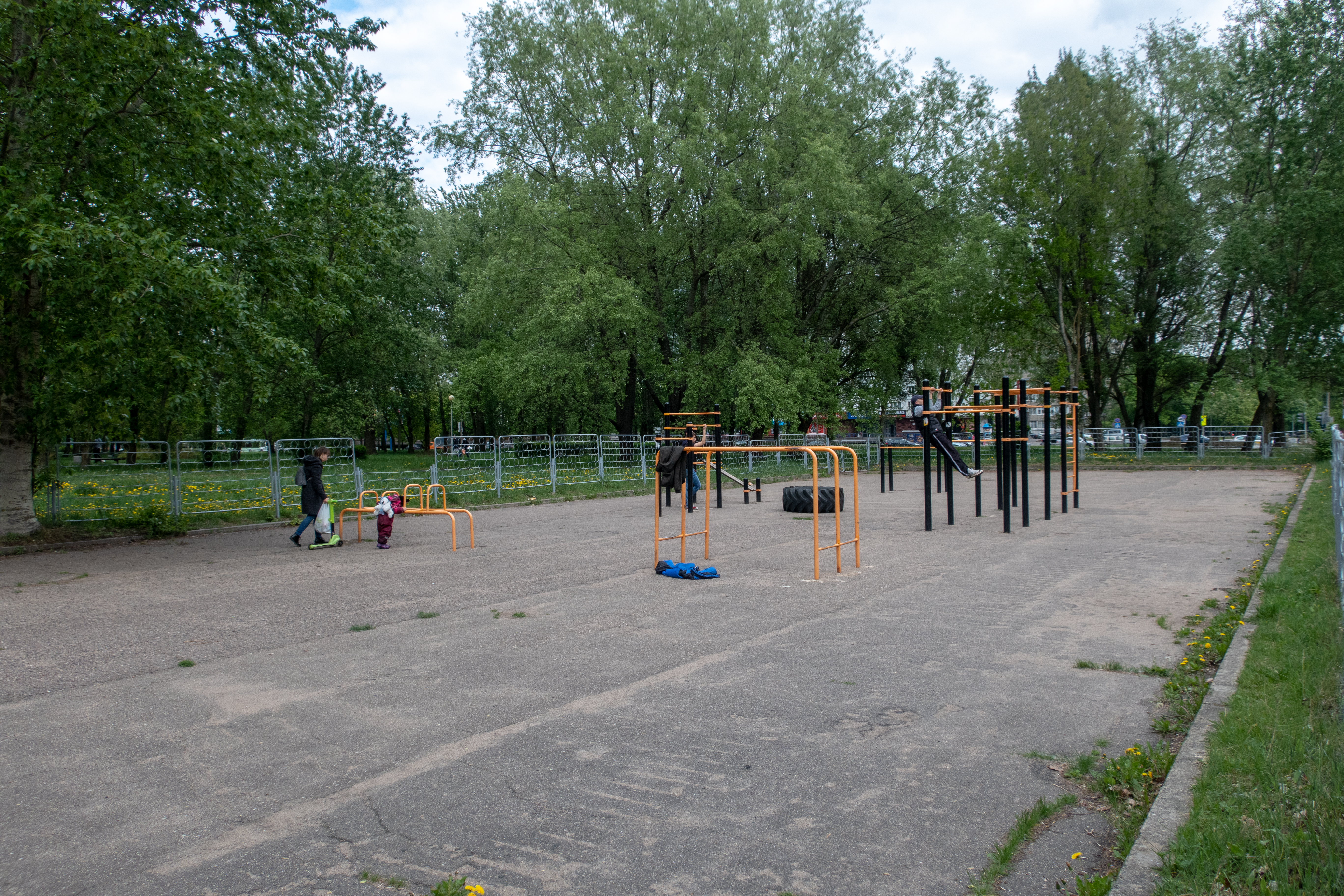 Street workout Cour du Lycée Ampère Lyon